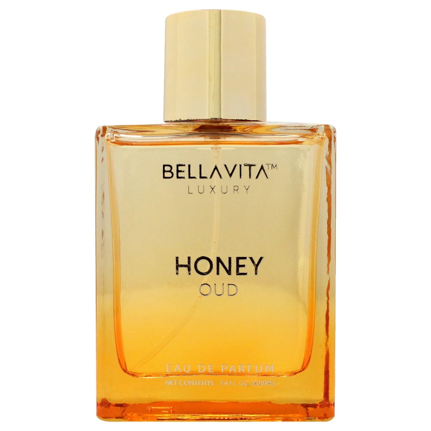 Bellavita Luxury Honey Oud Eau de Perfume | 100 ml (3.4 fl.oz.) | Perfume for Men and Women | Sweet Honey, Bergamot, Oud, And Amber notes.