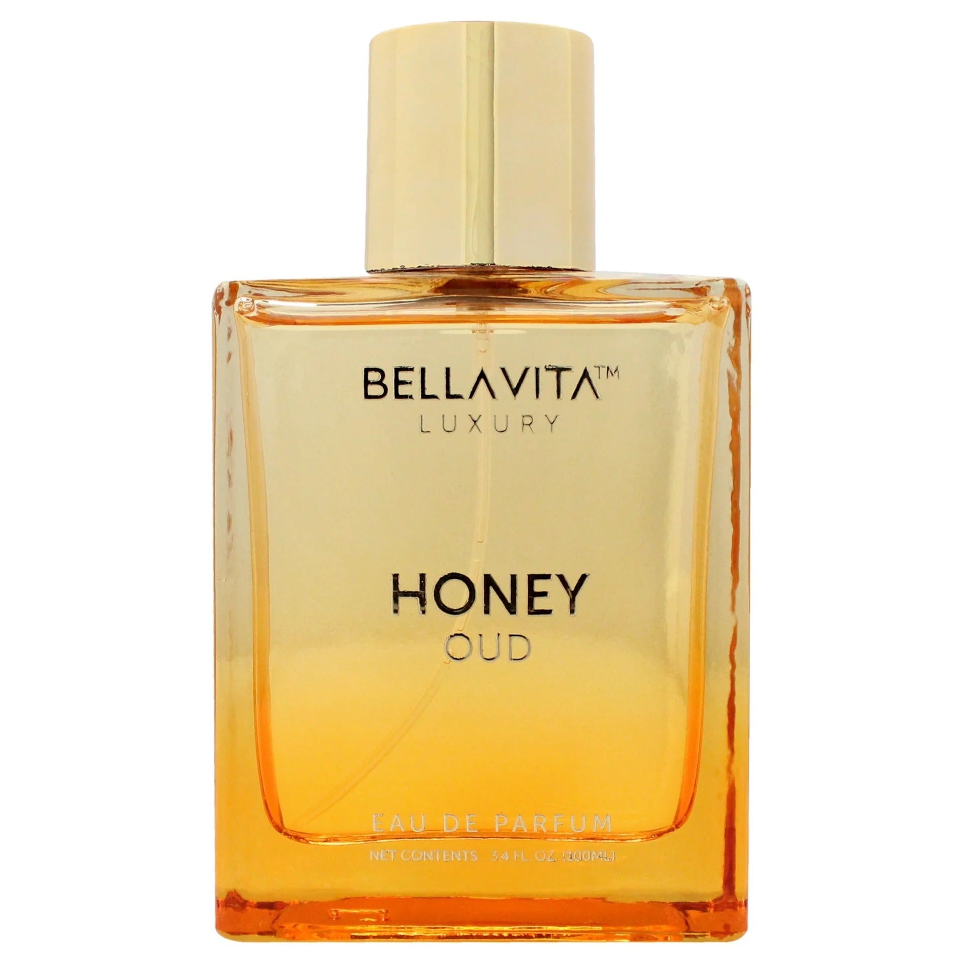 Bellavita Luxury Honey Oud Eau de Perfume | 100 ml (3.4 fl.oz.) | Perfume for Men and Women | Sweet Honey, Bergamot, Oud, And Amber notes.